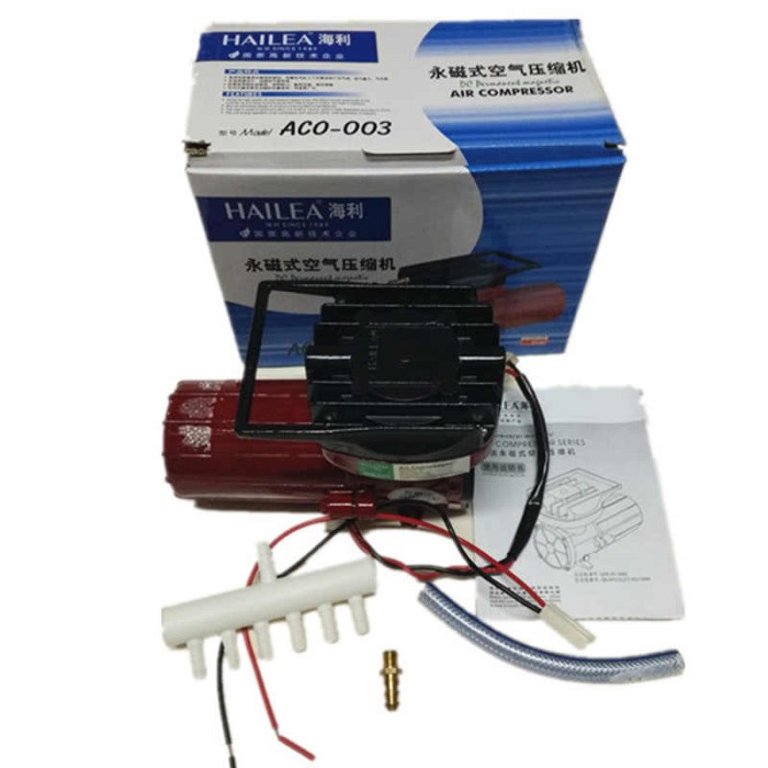 Hailea Air Oxygen Pump Aquarium ACO003 DC12V Battery